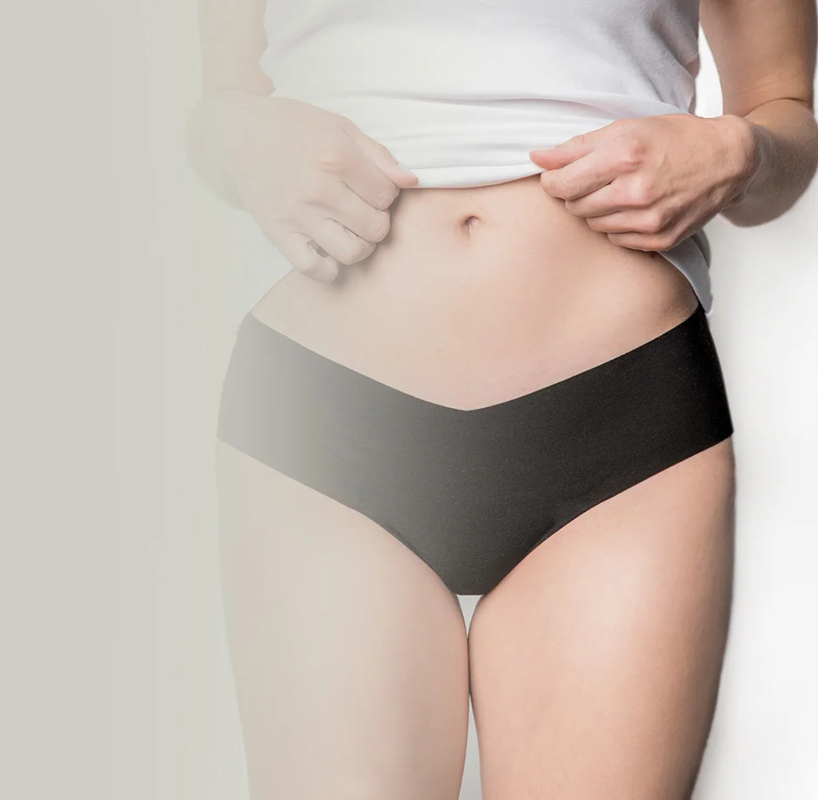 Woman receiving personalized intimate health care